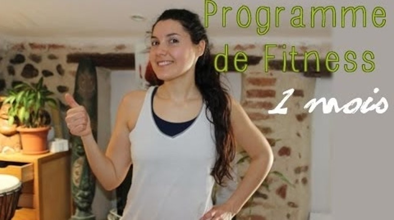 Tout nouveau programme de fitness sur 1 mois