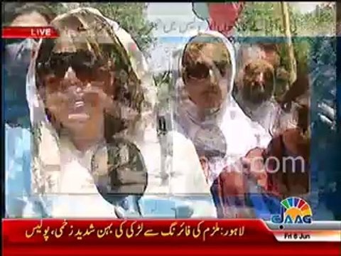 PTI protest against Election rigging in Islamabad , Fauzia Kasuri also participated