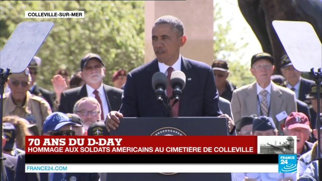 Célébrations du D-Day : Barack Obama en hommage aux soldats américains