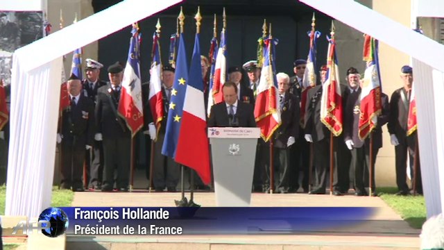 Hollande lance les cérémonies avec un hommage aux victimes