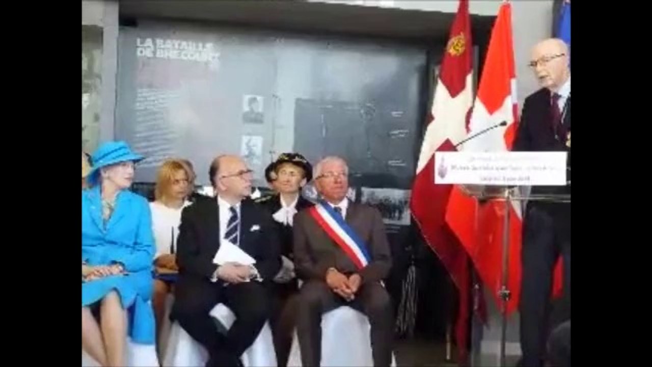 Vétérans danois à utah Beach