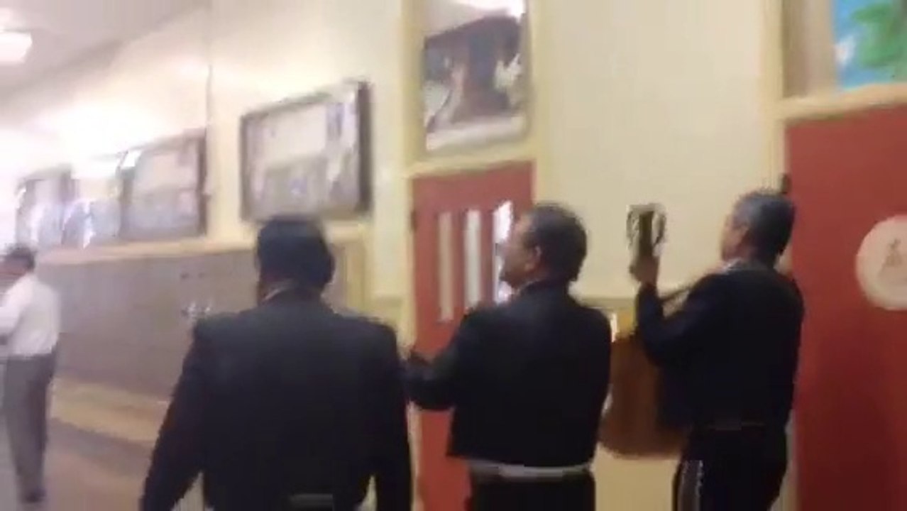 High School Seniors Prank Principal By Having Mariachi Band Follow Him Around