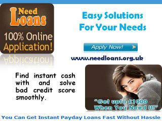 Obtains Quick Funds Without Much of Any Hassle