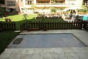 Semi Furnished Ground Floor for Rent in Maadi Royal Gardens with Shared Swimming Pool   Private Garden.