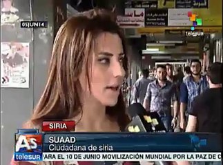 Los sirios desean volver a al paz en su país