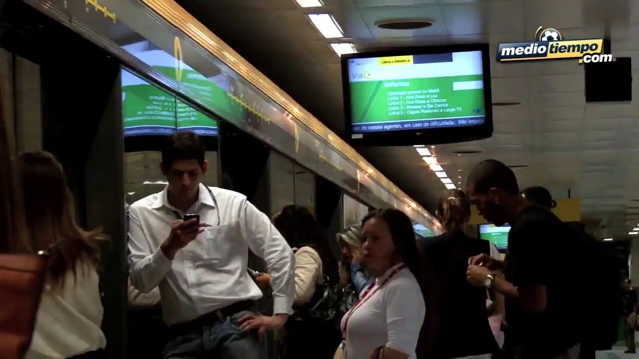 Trabajadores del Metro provocan caos en Sao Paulo
