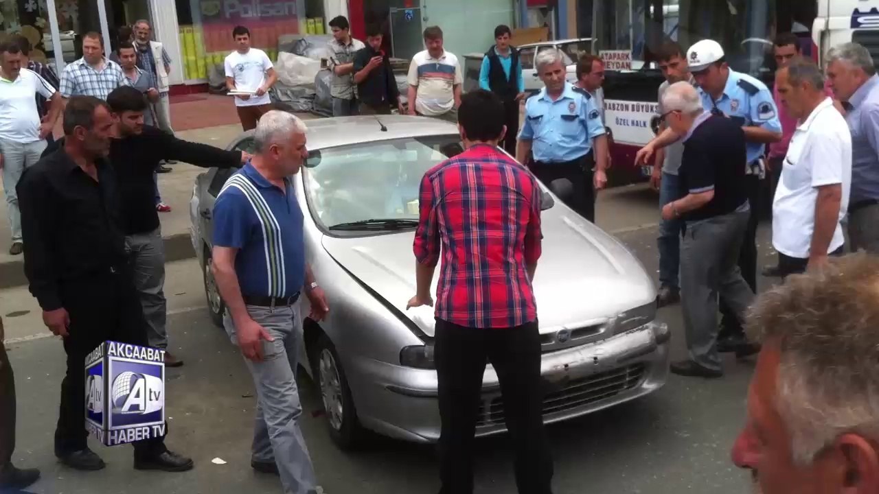 Akçaabat'ta trafik kazası