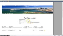 purchase Invoice - Cash - ax2009