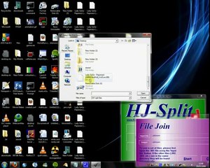 HJSplit is a popular freeware program to split and recombine files.