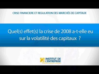 Crise financière et régulation des marchés de capitaux, 3 questions à Gunther Capelle-Blancard