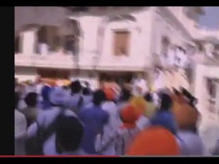 Clash inside Akal Takht Sahib, Disrespect to Shaheeds