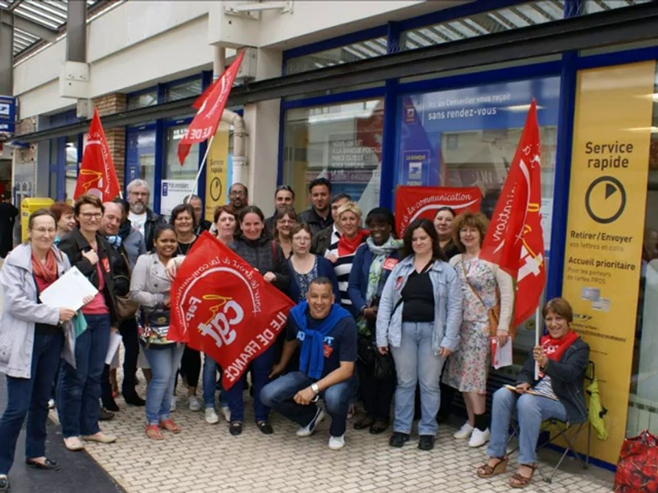 Grève des agents de la Poste de Meaux - Beauval (77) 3 et 4 juin 2014