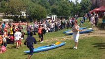 Les écoliers lancent les 24 heures kayak