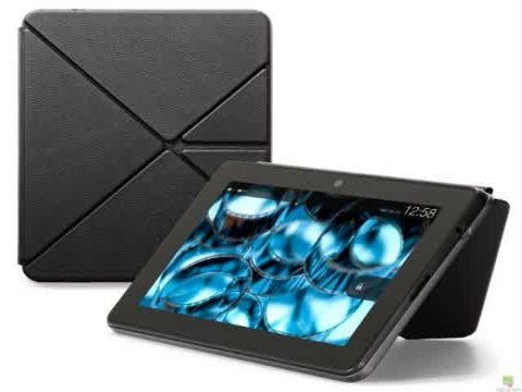 Kindle Fire HDX Standing Polyurethane Origami Case