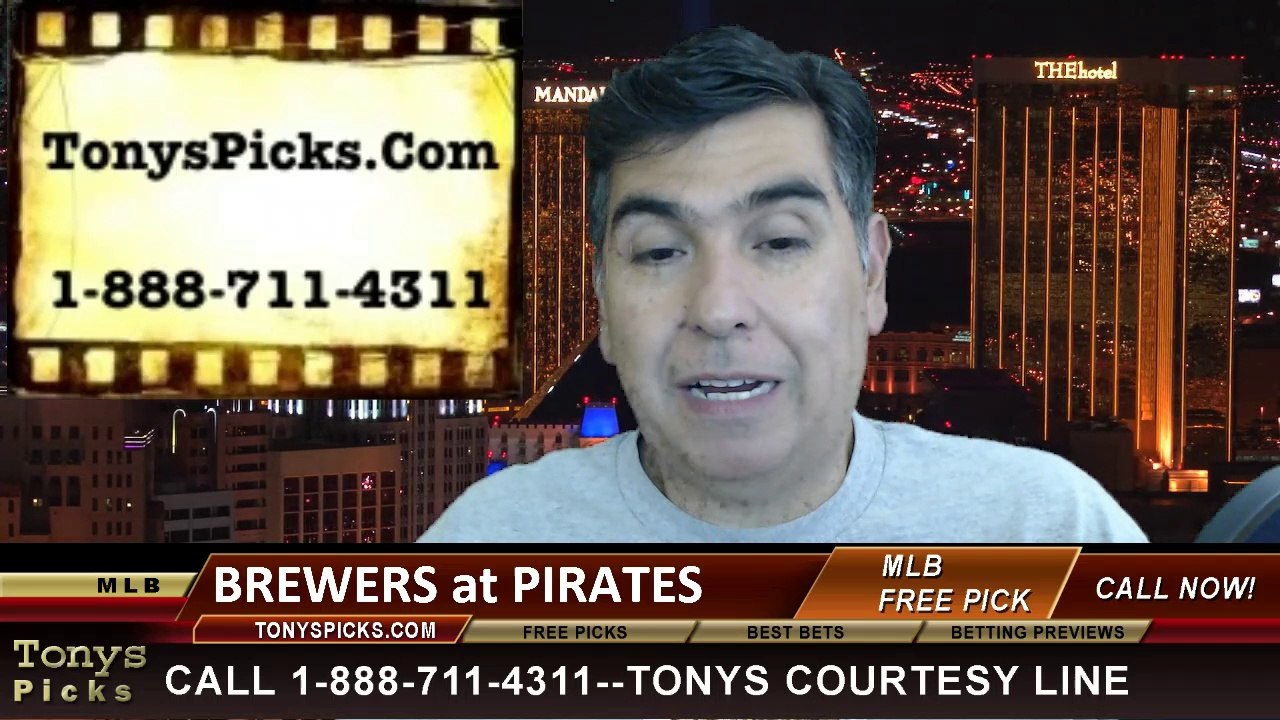 Pittsburgh Pirates vs. Milwaukee Brewers Pick Prediction MLB Odds Preview 6-6-2014
