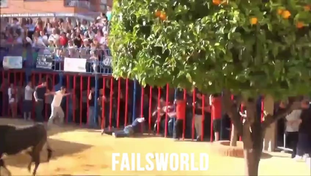Bull running goes wrong