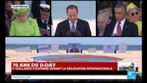 70 ans du D-Day : l'hommage de Hollande aux morts d'
