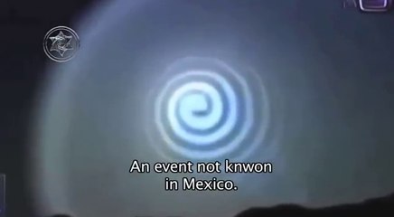 Lumière en spirale à Oaxaca au Mexique ?