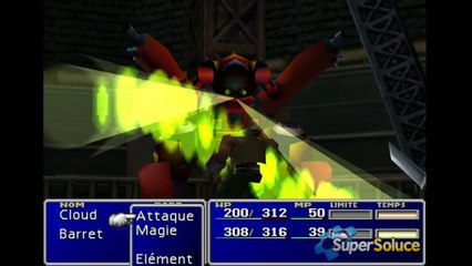Guide Final Fantasy VII : Boss Scorpion Gardien