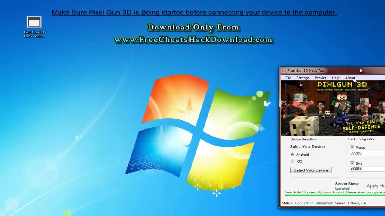 Pixel Gun 3D Cheats Money Gold Hack June 2014 Update