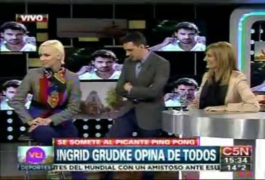 Ingrid Grudke habla de Pedro y Socios por Accidente en Viva La Tarde - 07 de Junio