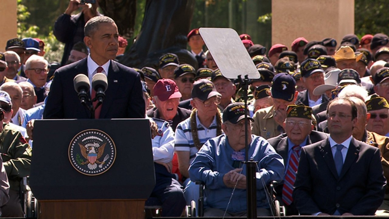 Barack Obama : les plages de Normandie, "tête de pont de la démocratie" #DDAY70
