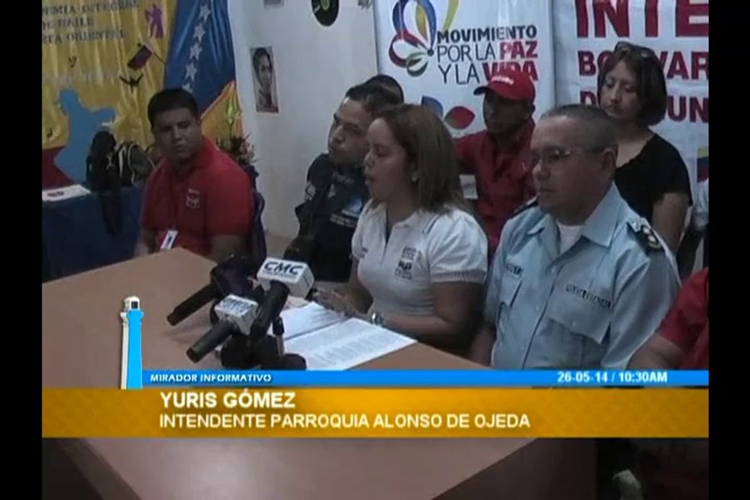 26-05-14  - "Comdepabis no está autorizado para fiscalizar comercios": Yuris Gómez - Intendente pquia. Alonso de Ojeda
