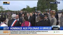 BFM Story: D-Day: François Hollande rend hommage aux Polonais à Urville - 06/06