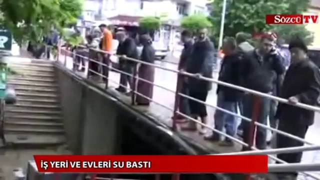 Düzce'de dereler taştı