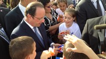 F. Hollande au cimetière franco polonais