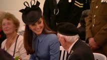 Will and Kate greet veterans in Normandy