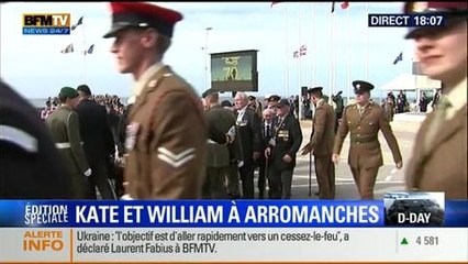 BFM Story: D-Day: Kate et William rendent hommage aux vétérans britanniques à Arromanches - 06/06