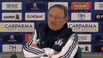 Conferenza stampa, annuncio formazione Italia - III giornata RBS 6 Nazioni 2014