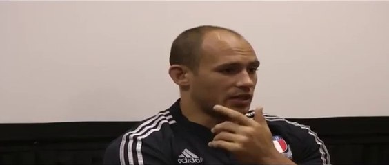 Sergio Parisse in conferenza stampa alla vigilia di Italia v Scozia