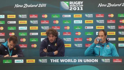 Conferenza stampa pre-USA, capitano Parisse, flanker Mauro Bergamasco