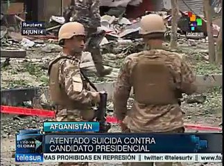 6 muertos en atentado suicida contra candidato presidencial afgano