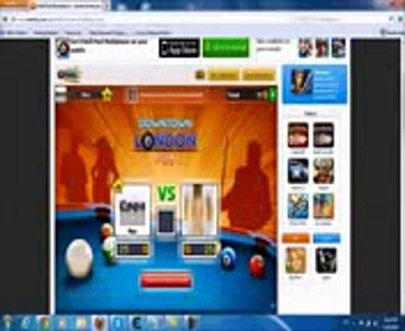 8 Ball Pool line hack cheat engine 6.2 HD June 2014 It works100% - 