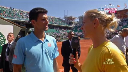 Djokovic'in maç sonu açıklamaları