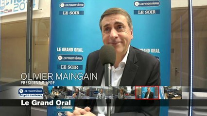 Le Grand Oral: Olivier Maingain "Notre accord régional met la N-VA hors jeu au fédéral, c'est bon pour la stabilité du pays"