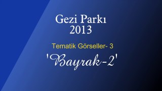 Gezi Parkı 2013 Tematik Görseller 3 Bayrak 2