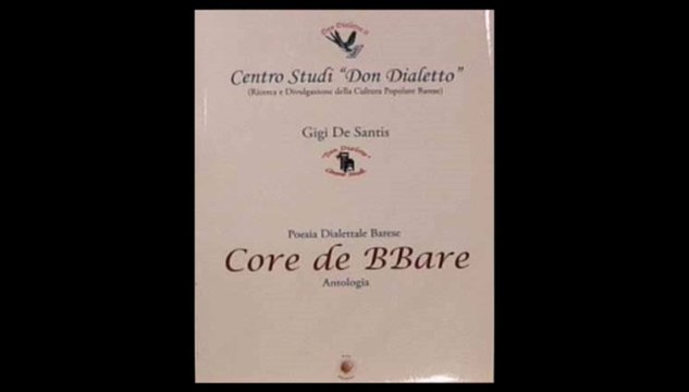 Baresità in versi_Relazione Gigi De Santis