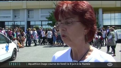 Clinique de L'Union : Les salariés en grève (Toulouse)