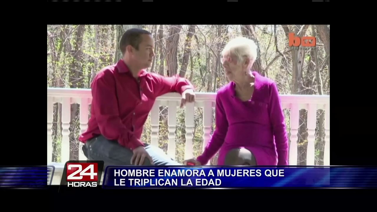 Joven confesó estar muy enamorado de una ancian...