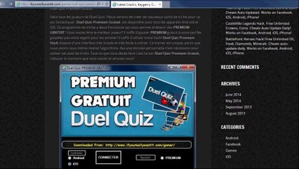 Télécharger Duel Quiz PREMIUM (gratuit)