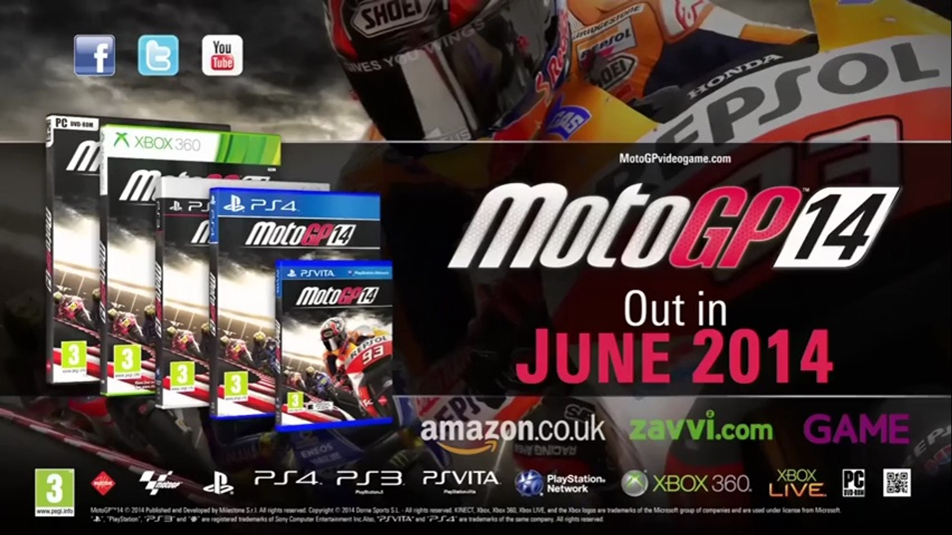 MotoGP 14 - Rossi aux Mans - Vidéo Dailymotion
