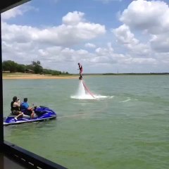 Walking on water with Ron Robey!!!  #LBVets #AVFence