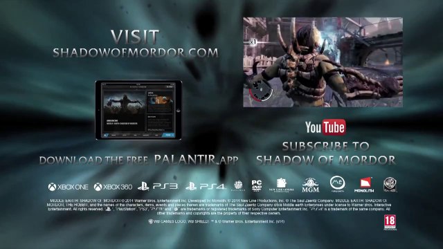 Middle-Earth Shadow of Mordor - Cinematic Trailer [E3 2014]