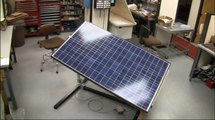 SOLAR (SUN) TRACKER - 2 Axis, Single Panel Device - YouTube