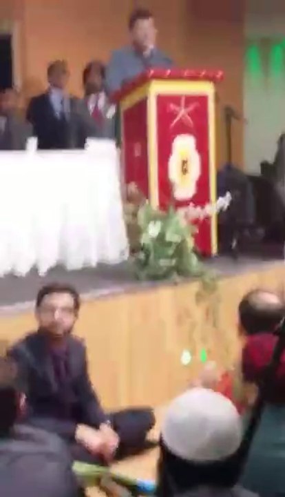 Mubashar Lucman with Dr Tahir ul Qadri in Birmingham