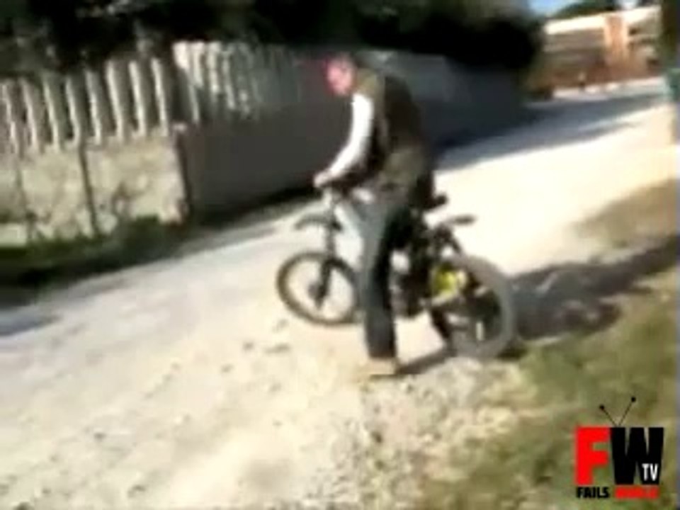 Uncle first time on a Moto !